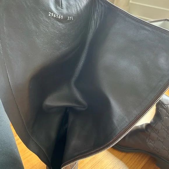 GUCCI LEATHER BOOTS - Picture 6 of 16